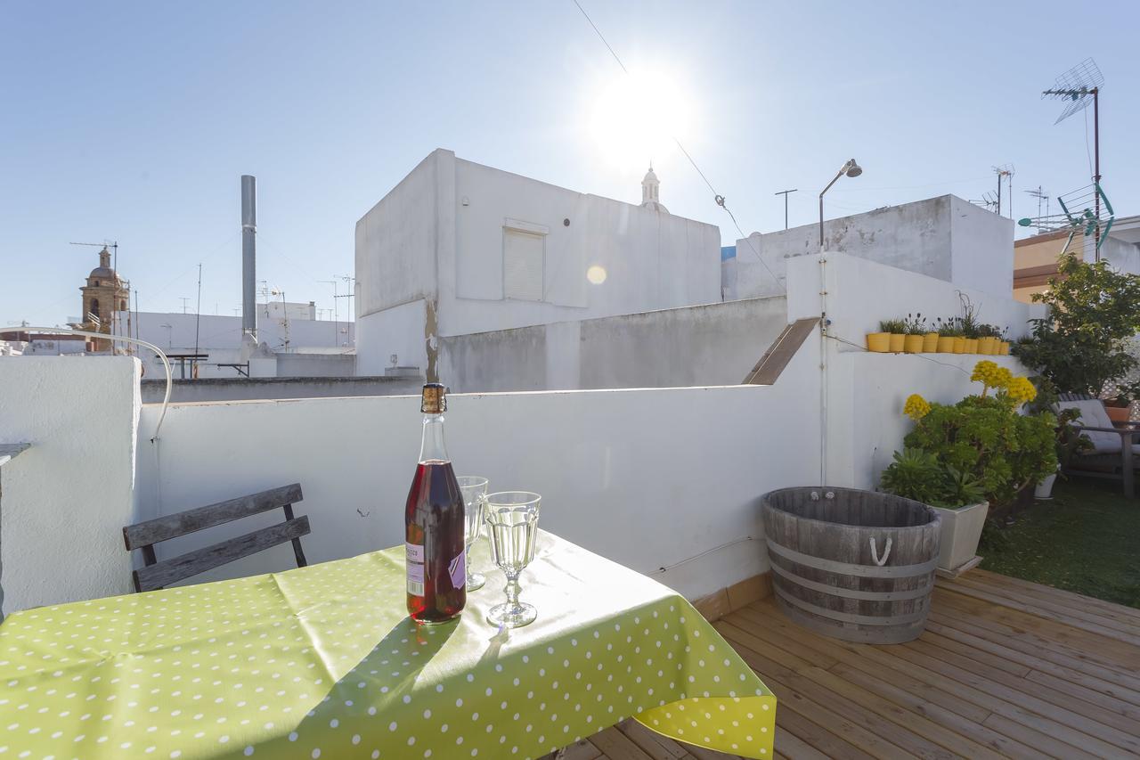 Atico El Bohemio Flamenco Apartment Cadiz Bagian luar foto